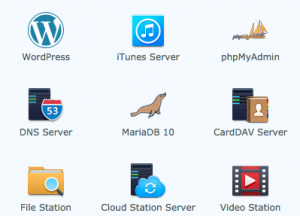 Icone de carddav server dans le menu DSM