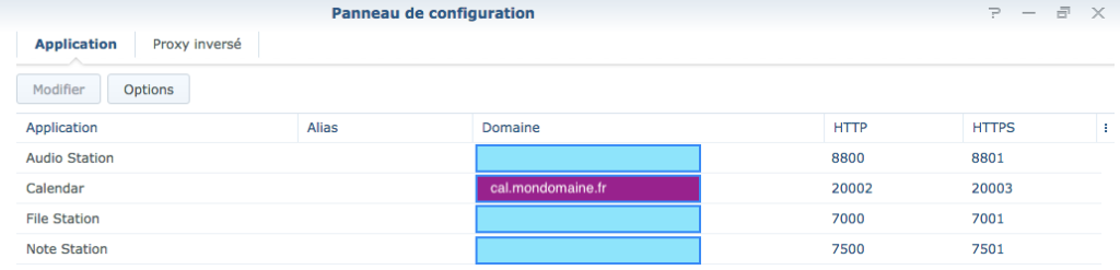 Caldav et Carddav : Application