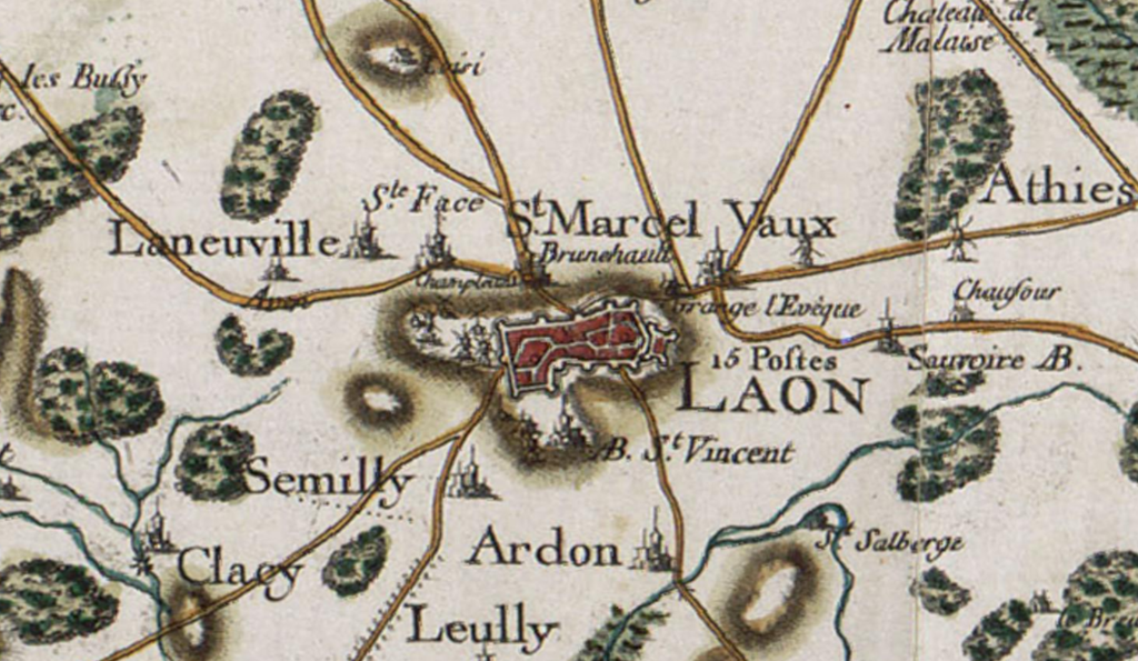 Carte de Cassini Laon