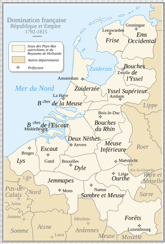 Carte faisant figure la province des Deux Nèthes